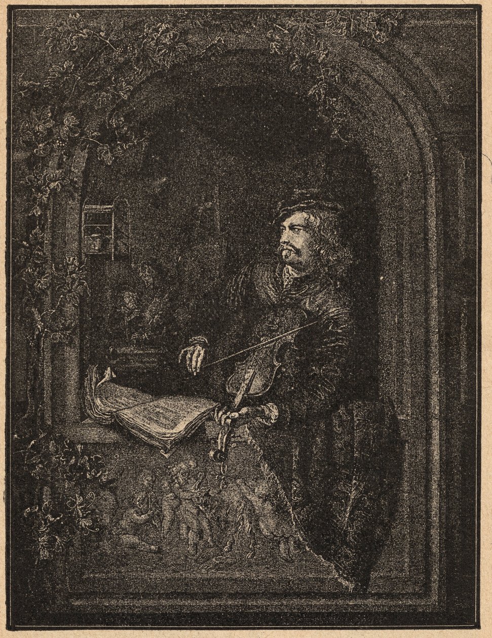 Gerard Dou eller Gerrit Dou eller Dow 1613-1675 nederlandsk gullaldermaler av Unknown artist