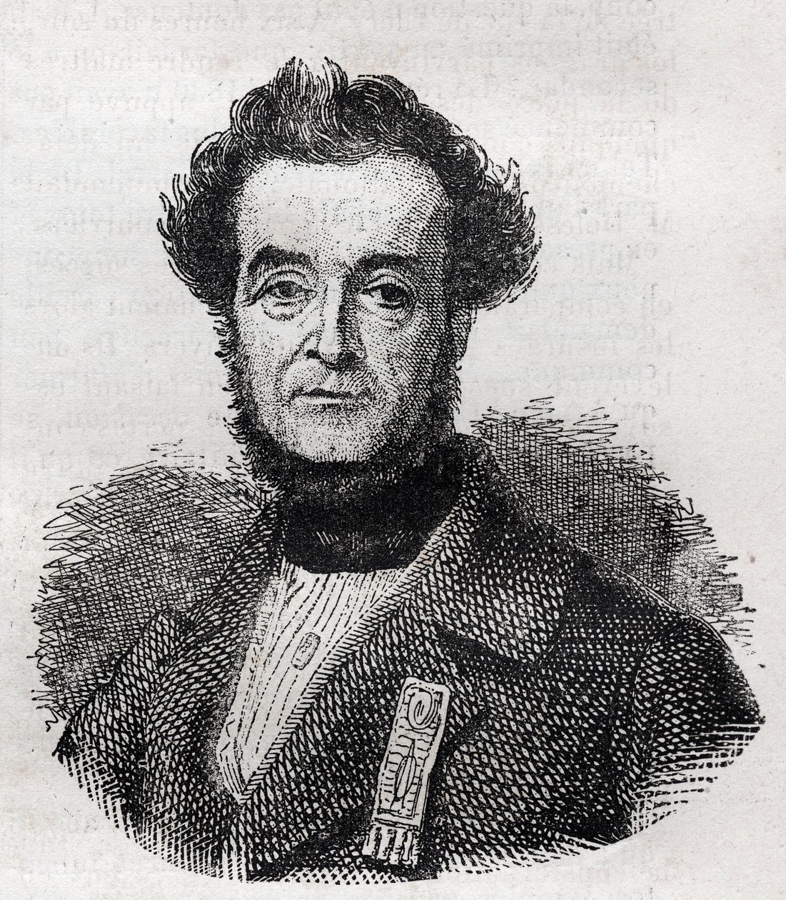 Germain Sarrut 1800-1883 en fransk forfatter og politiker av Unknown artist