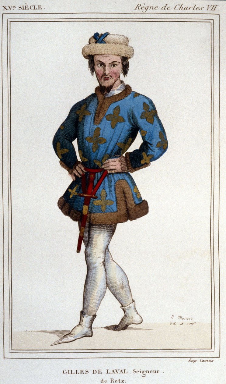 Gilles de Rais (Retz eller Rays) (1404-1440), våpenledsager av Jeanne d