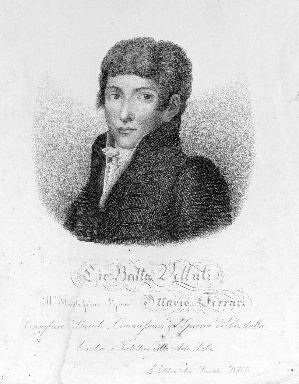 Giovanni Battista Velluti (1781-1861), siste kastratopera. av Unknown artist