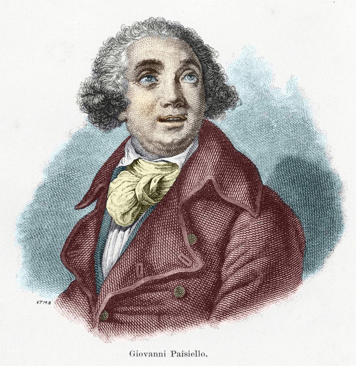Giovanni Paisiello (eller Nazioniello) (1740–1816), italiensk komponist. av Unknown artist
