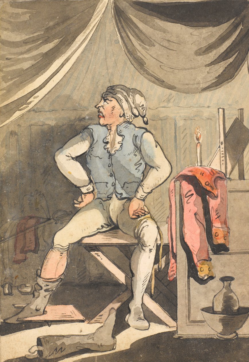 ?Gå rundene sier du? d-y hva mener du med det? - Kan du ikke høre det regne din skurk??, 1796 av Unknown
