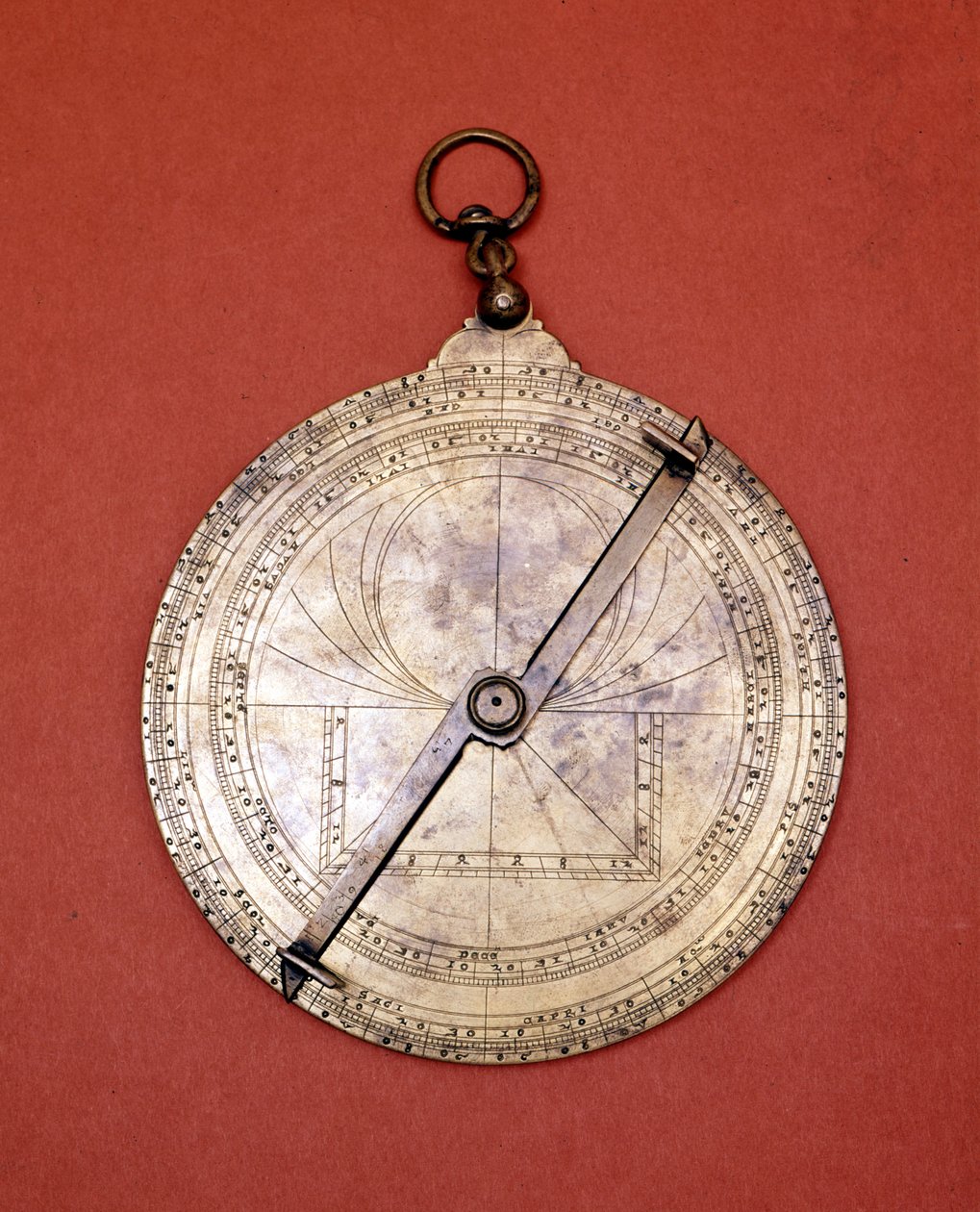 Gotisk astrolabium fra 1300-tallet. Milano, Musei del Castello. av Unknown artist