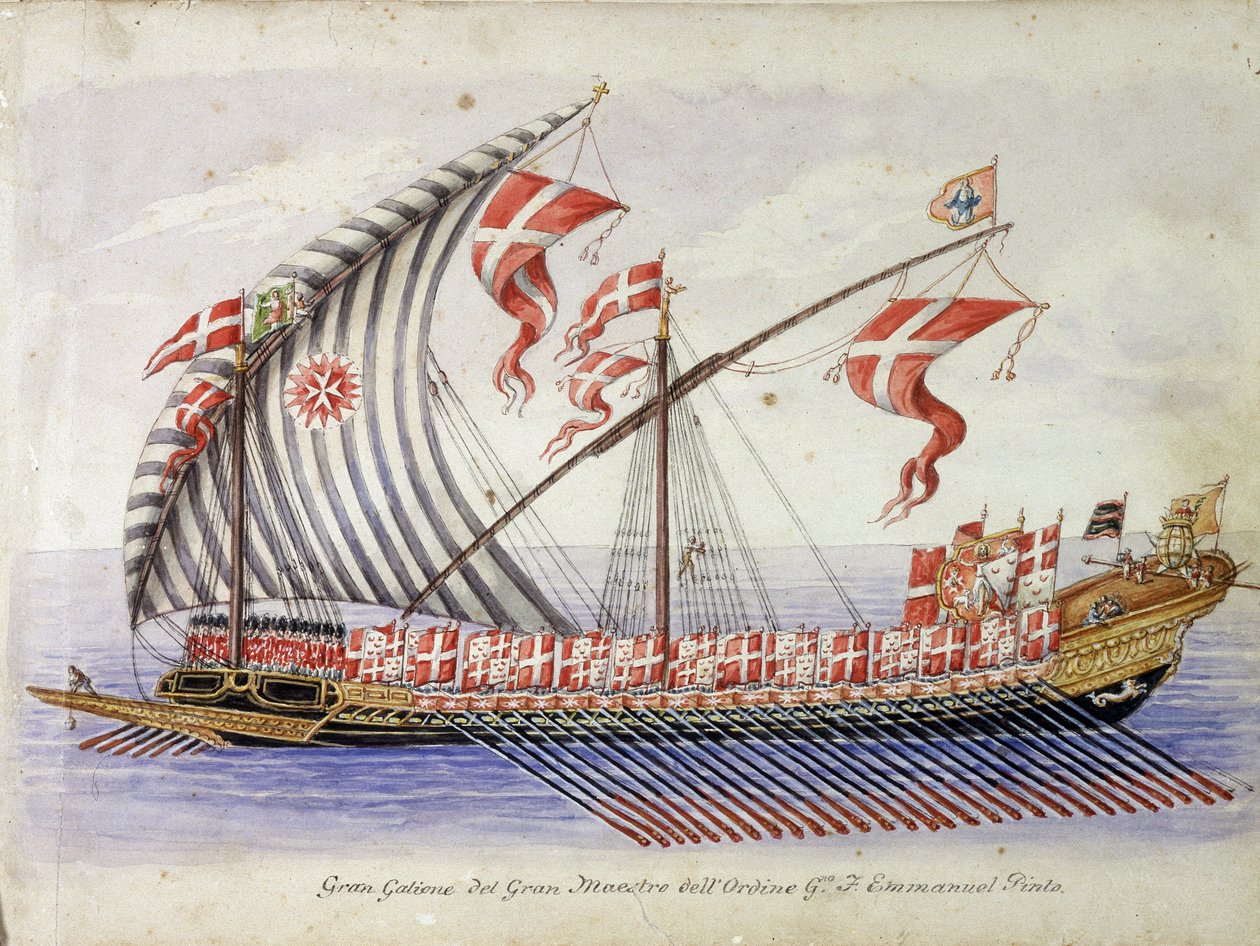 Grand Gallion of the Grand Master of the Order of Gno T Emmanuel Pinto - sd 1800-tallet av Unknown artist