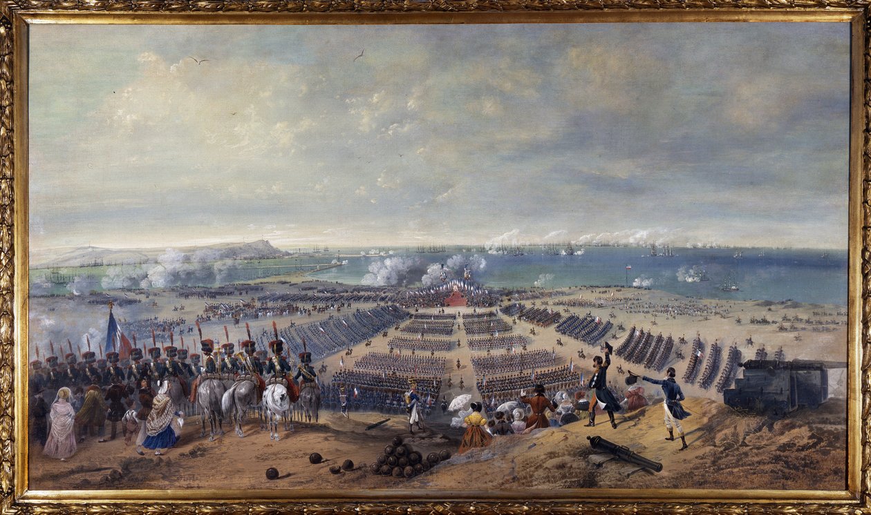Stor parade i militærleiren Boulogne av Unknown artist