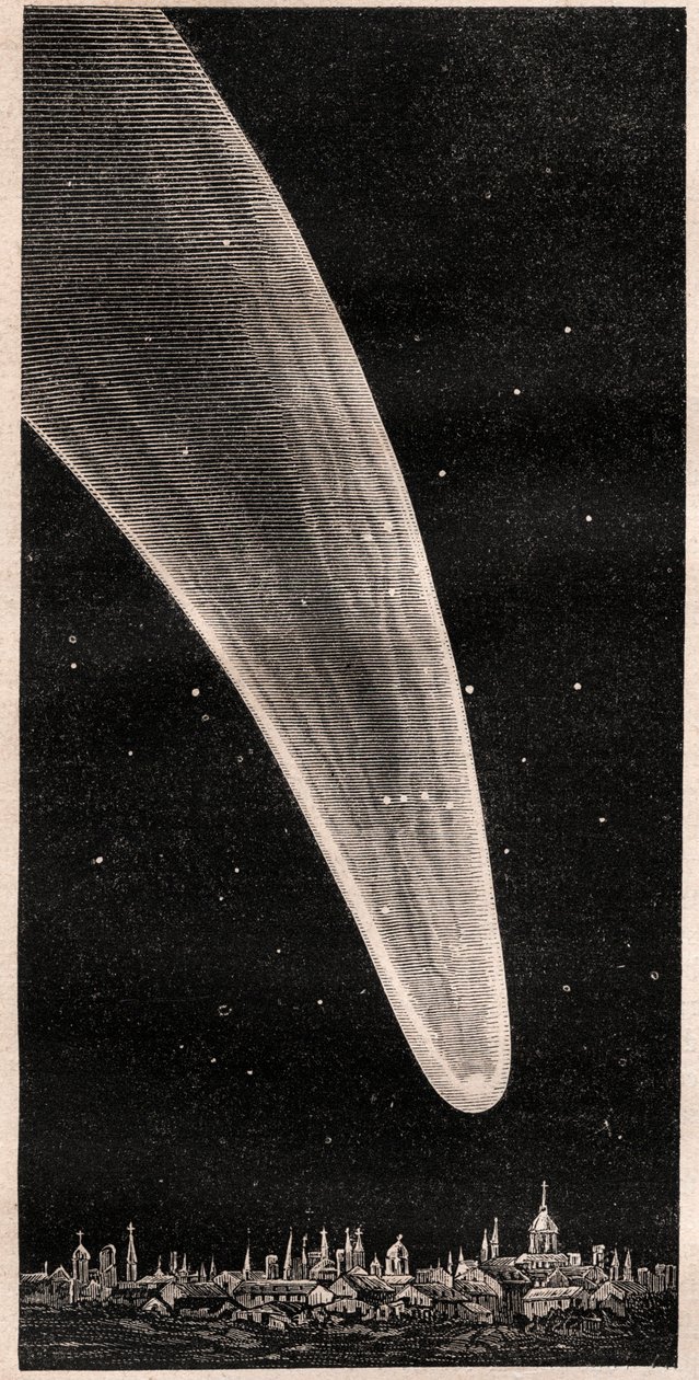 Great Comet of 1811 - Great Comet of 1811 - engraving circa 1867 av Unknown artist