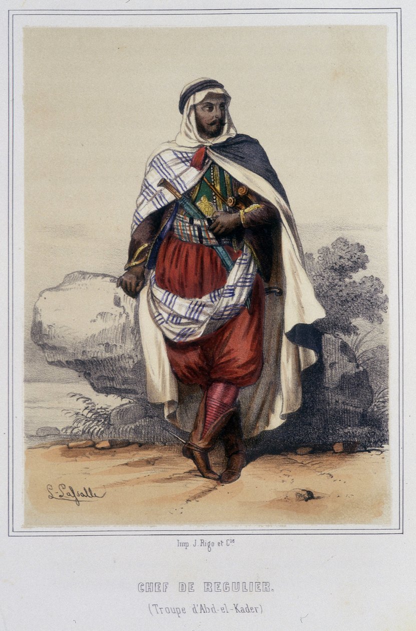 Leder for gjenvinning i Algerie i løpet av andre halvdel av 1800-tallet. av Unknown artist