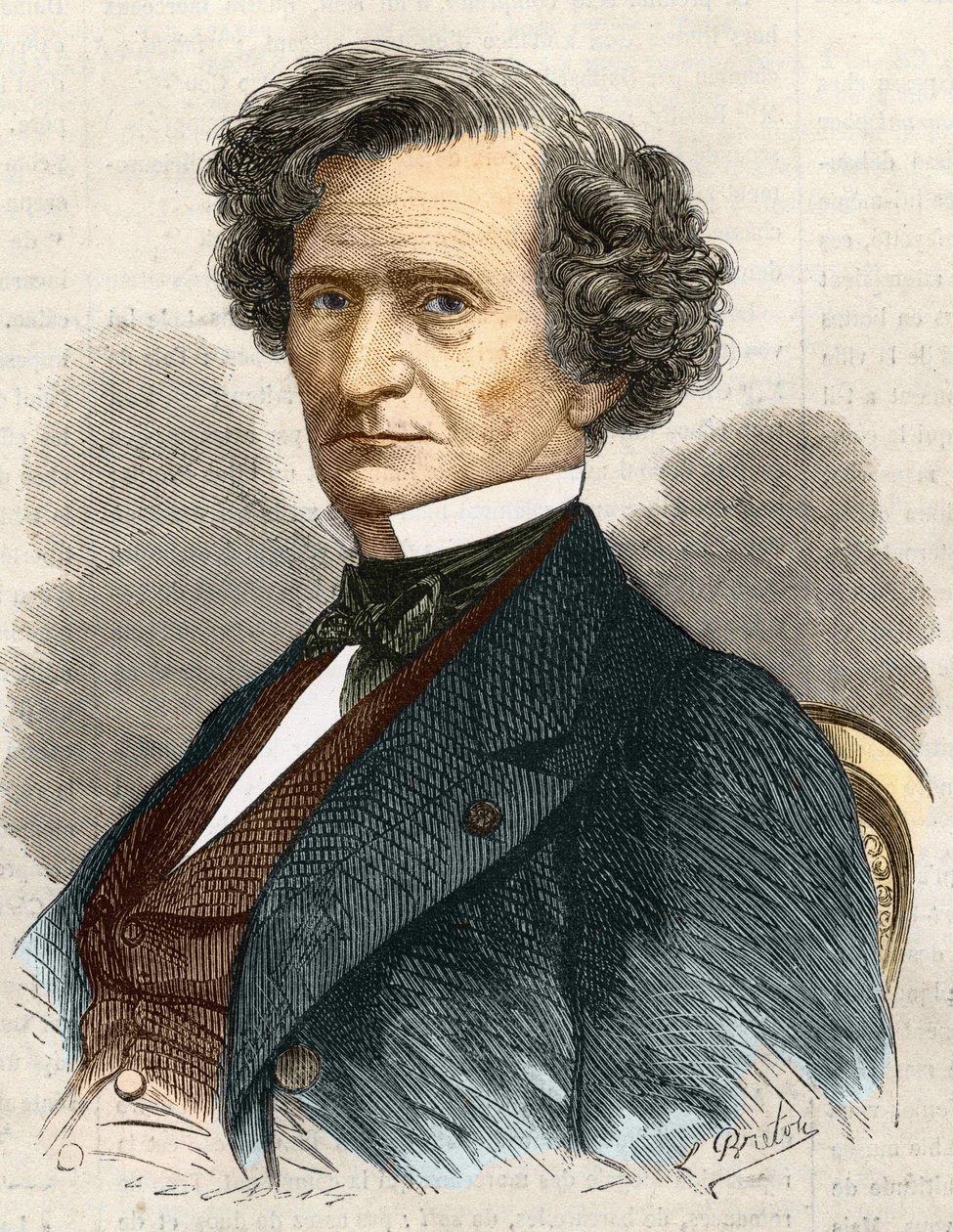 Hector Louis Berlioz fransk komponist (1803-1869). av Unknown artist
