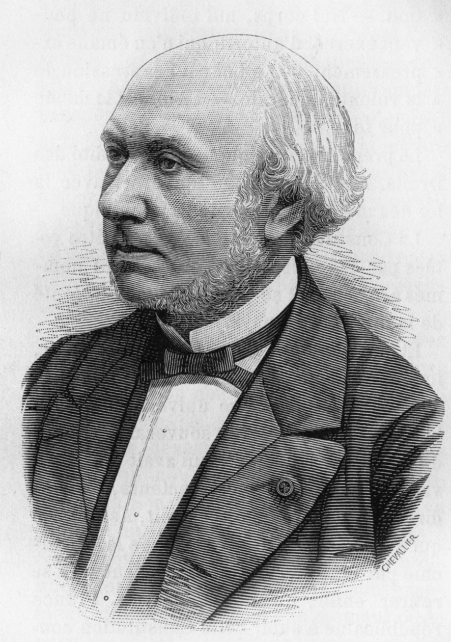 Henri Wallon (1812 - 1904), fransk historiker og politiker. av Unknown artist
