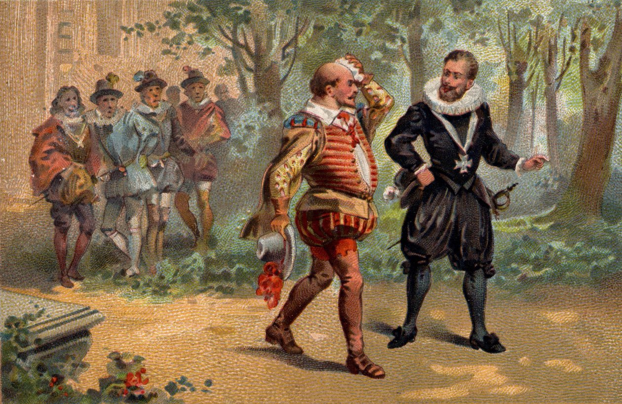 Henrik IV, konge av Frankrike og Henrik av Lorraine, hertug av Mayenne og Aiguillon (1578-1621). av Unknown artist