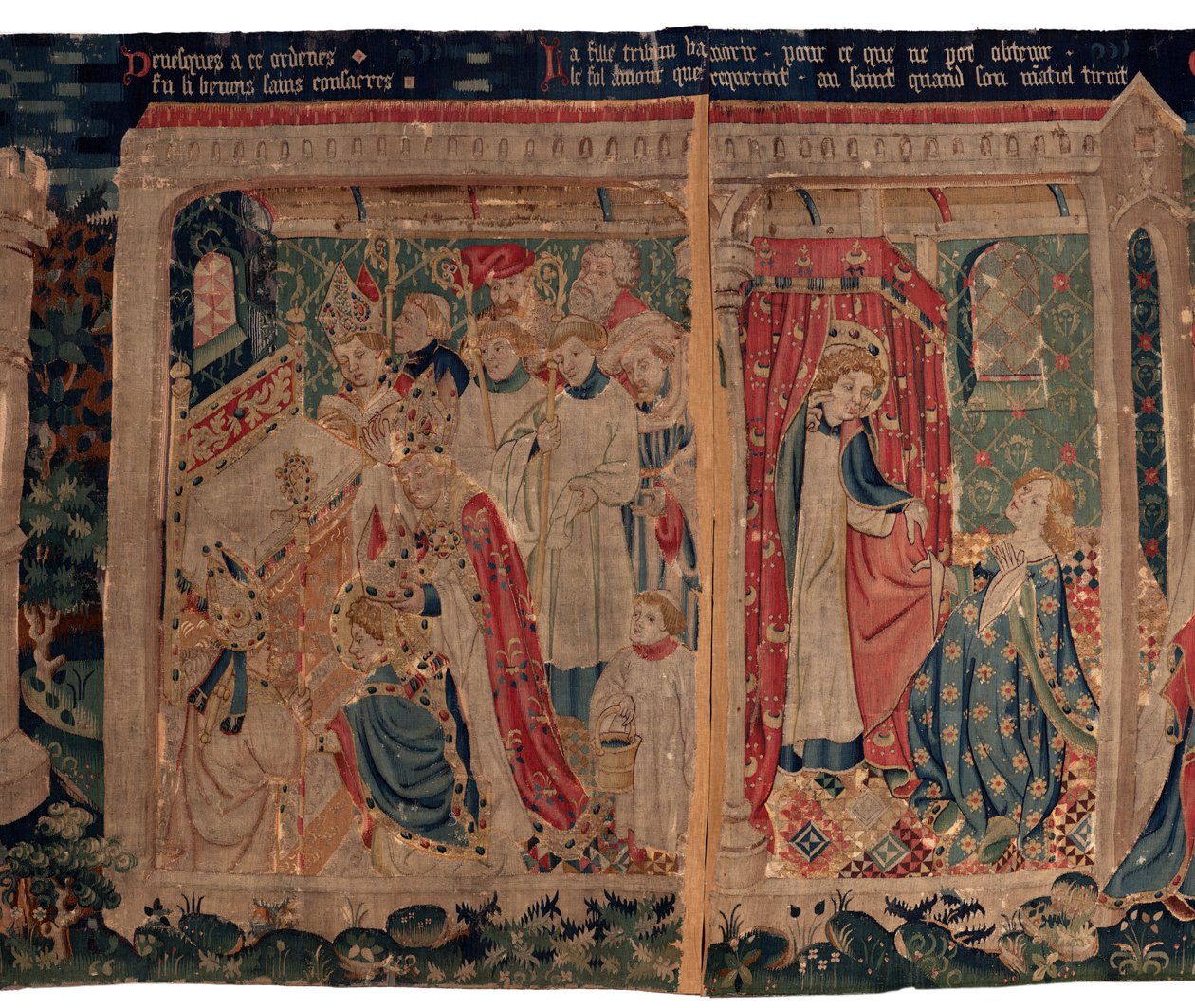 Historien om Saint Piat og Saint Eleuthère, scene 10: Saint Eleuthère er hellig som biskop (D
