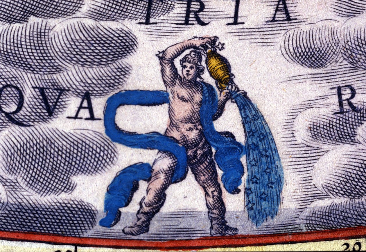 Horoskop: dyrekretsens tegn, Vannmannen. av Unknown artist
