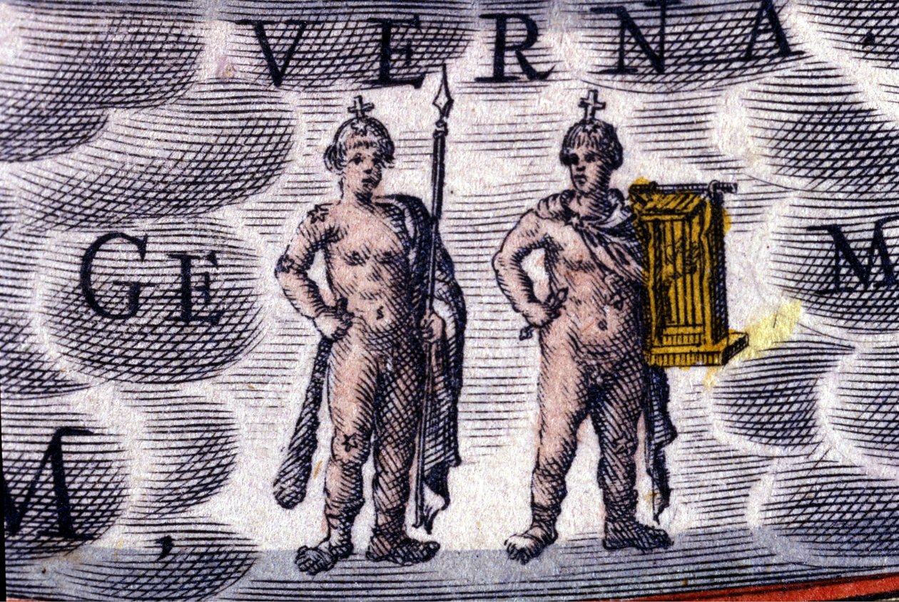Horoskop: dyrekretsens tegn, Tvillingene. av Unknown artist