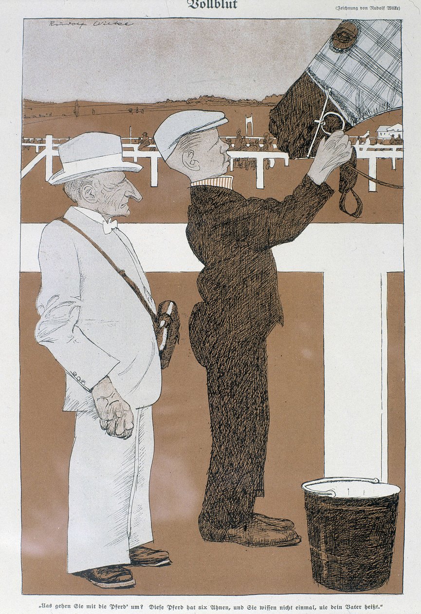 Hesteridning: hesteveddeløp av Unknown artist