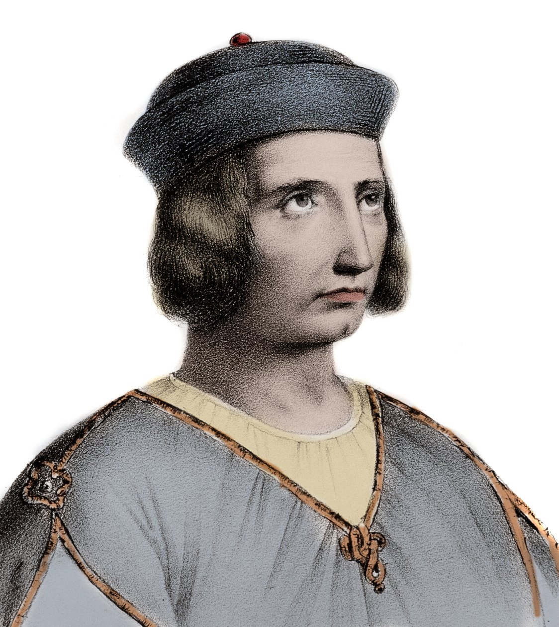 Humbert III, greve av Savoy - Humbert III av Savoy (Humbert III av Maurienne) den salige 1136-1189 - gravering av Unknown artist