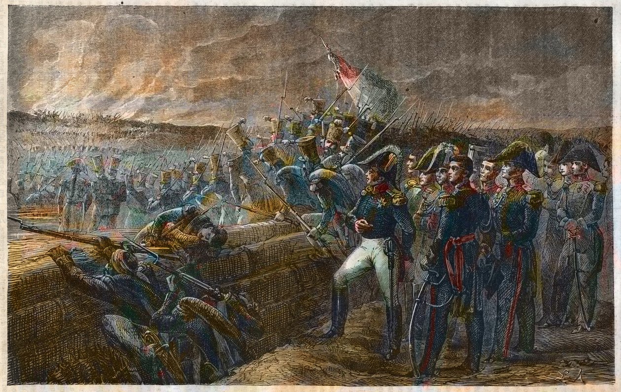 Hundretusen sønner av Saint Louis - Den franske beleiringen i slaget ved Trocadero - 31. august 1823 - Spansk ekspedisjon - Slaget ved Trocadero av Unknown artist