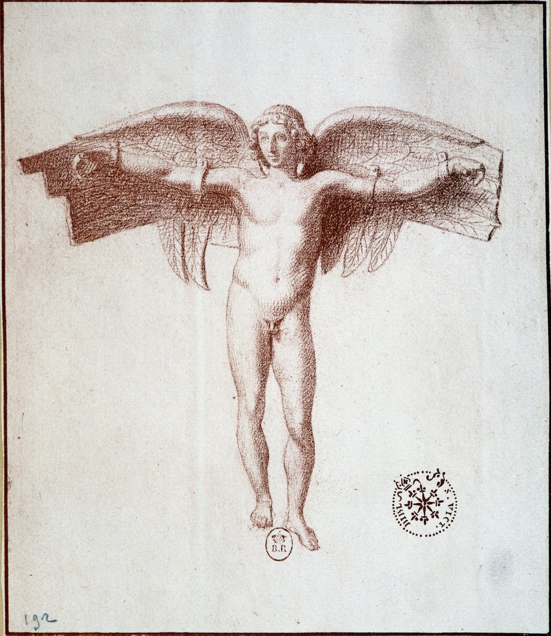 Icarus Icarus - tegning av blod av Unknown artist