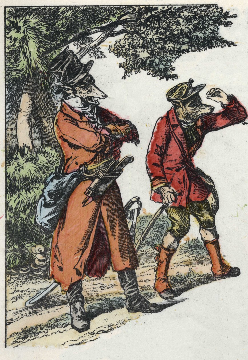Illustrasjon av fortellingen "Good Mom Sheep"". I "" Fortellinger fra hjemmet for de minste"". Anonym gravering fra 1800-tallet. av Unknown artist