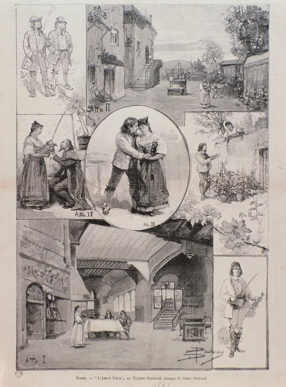 Illustrasjoner for operaen L