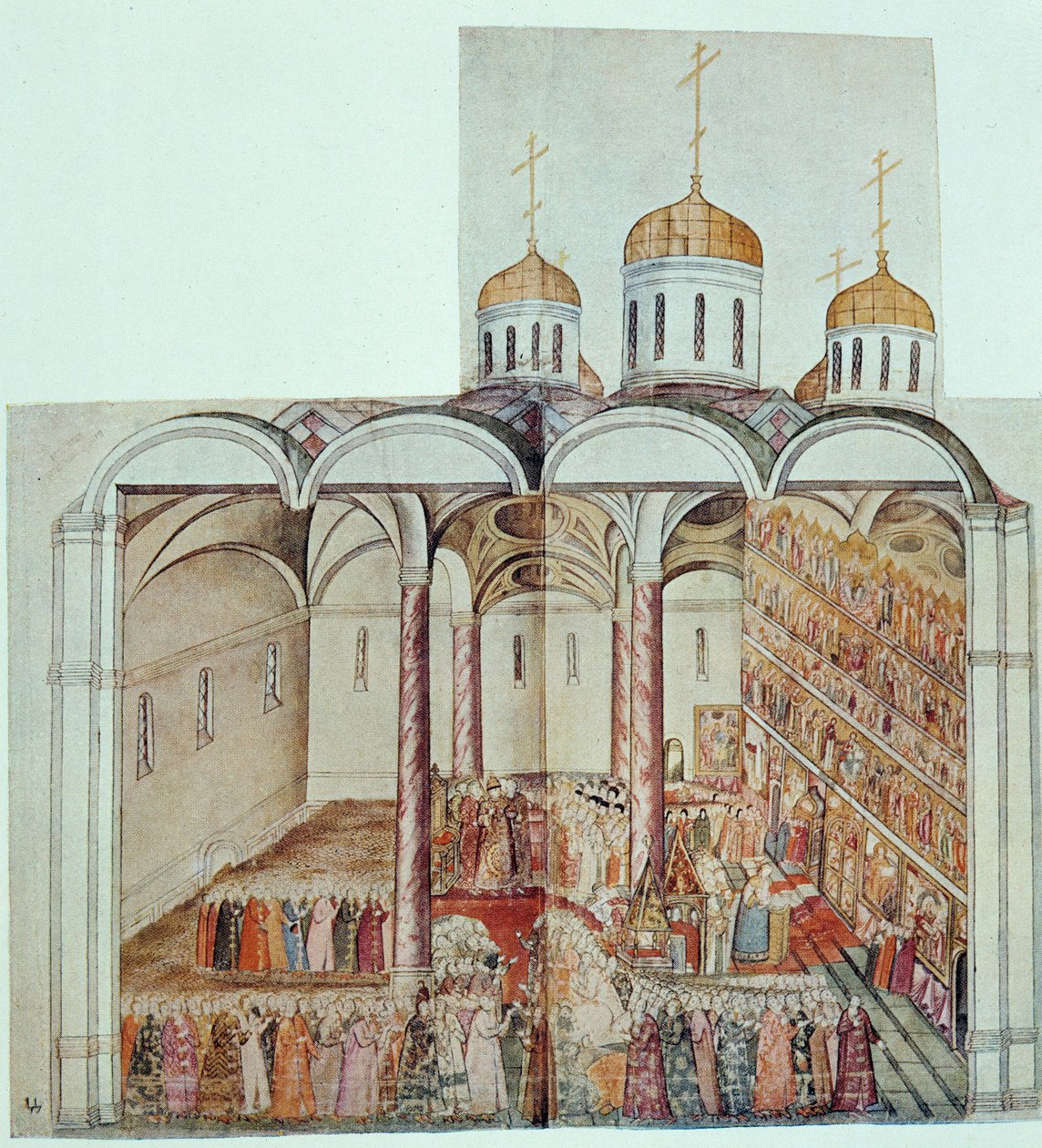 Induksjon av Michael III, tsar av Russland (Mikhael Romanov av Unknown artist