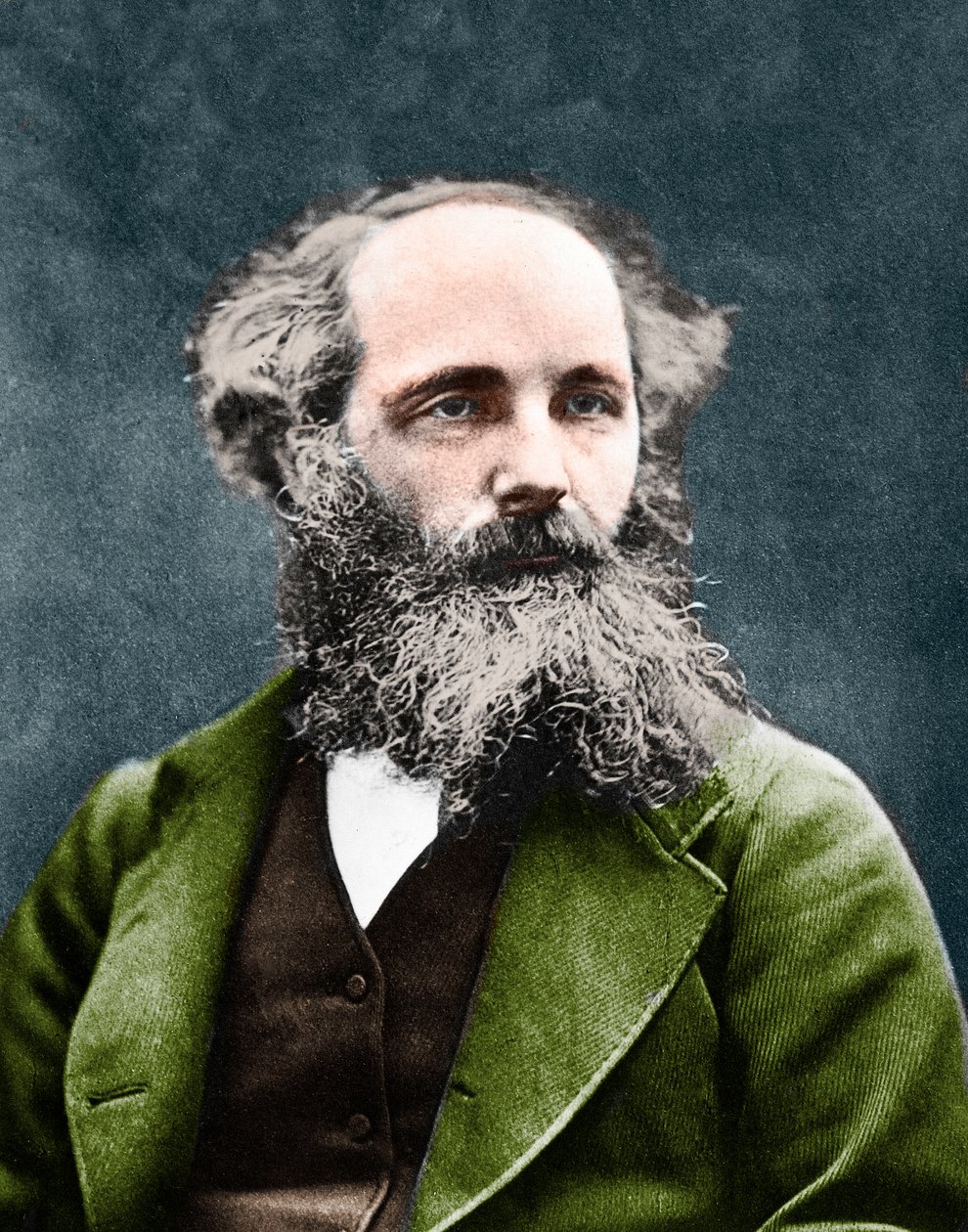 JAMES CLERK MAXWELL (1831-1879). Skotsk fysiker. rundt 1875. av Unknown artist
