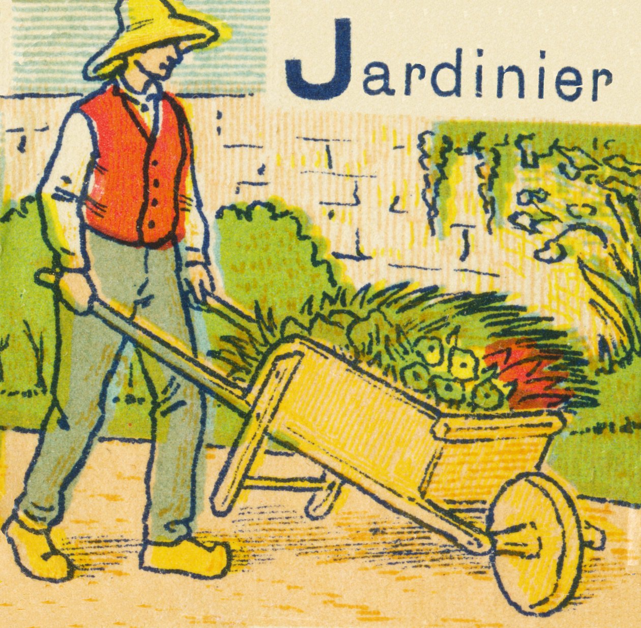 J som gartner av Unknown artist