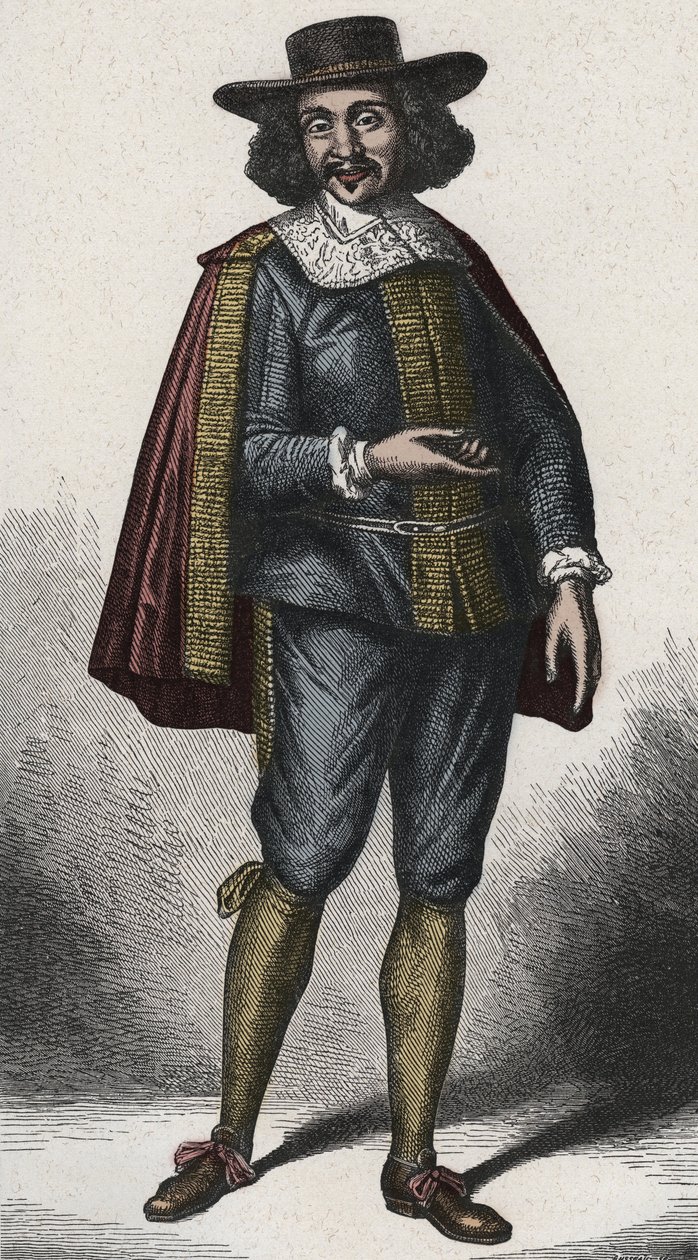 Jean Baptiste Poquelin Moliere 1622-1673 - (Jean-Baptiste Poquelin av Unknown artist