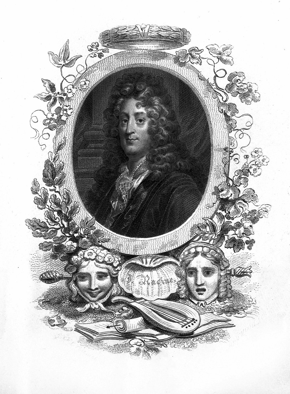 Jean Racine (1639-1699), fransk tragisk poet. av Unknown artist