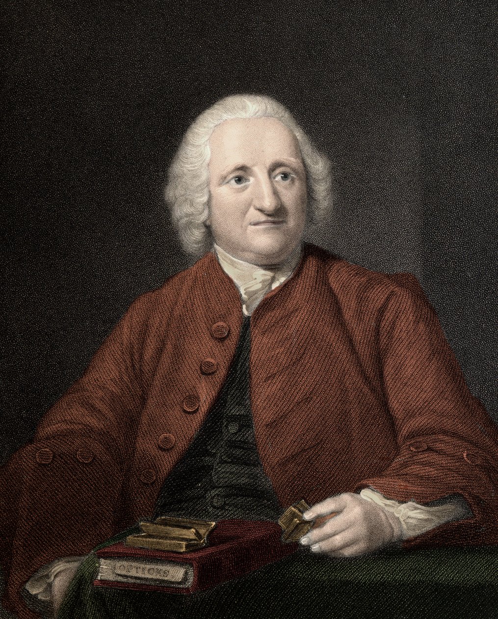 John Dollond 1706 - 1761 - gravering - 1800-tallet av Unknown artist