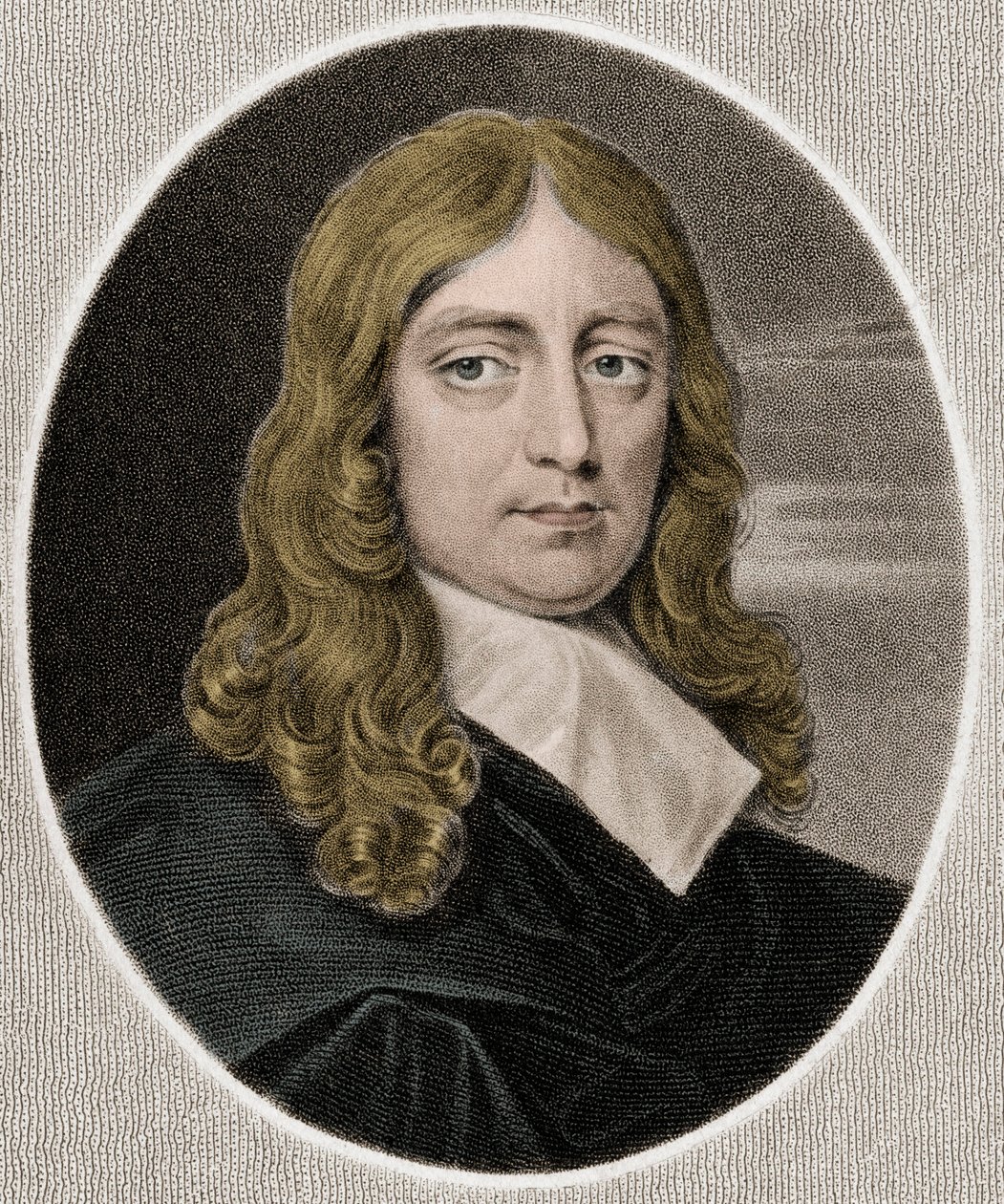 John Milton 1608-1674 - gravering - 1800-tallet av Unknown artist
