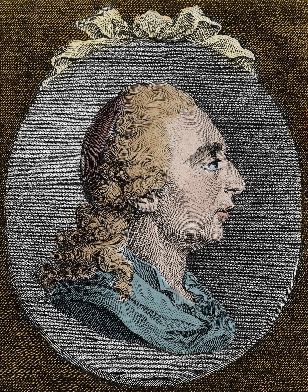 Joseph Freiherr von Sonnenfels (1732-1817) østerriksk og tysk jurist og romanforfattergravering - Joseph von Sonnenfels østerriksk jurist og forfatter av Unknown artist
