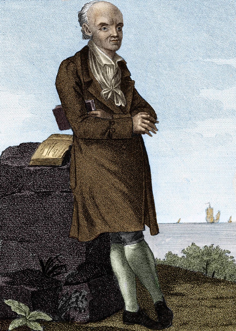 Joseph Jerome Lefrançois de Lalande, French Astronomer (1732-1807). av Unknown artist