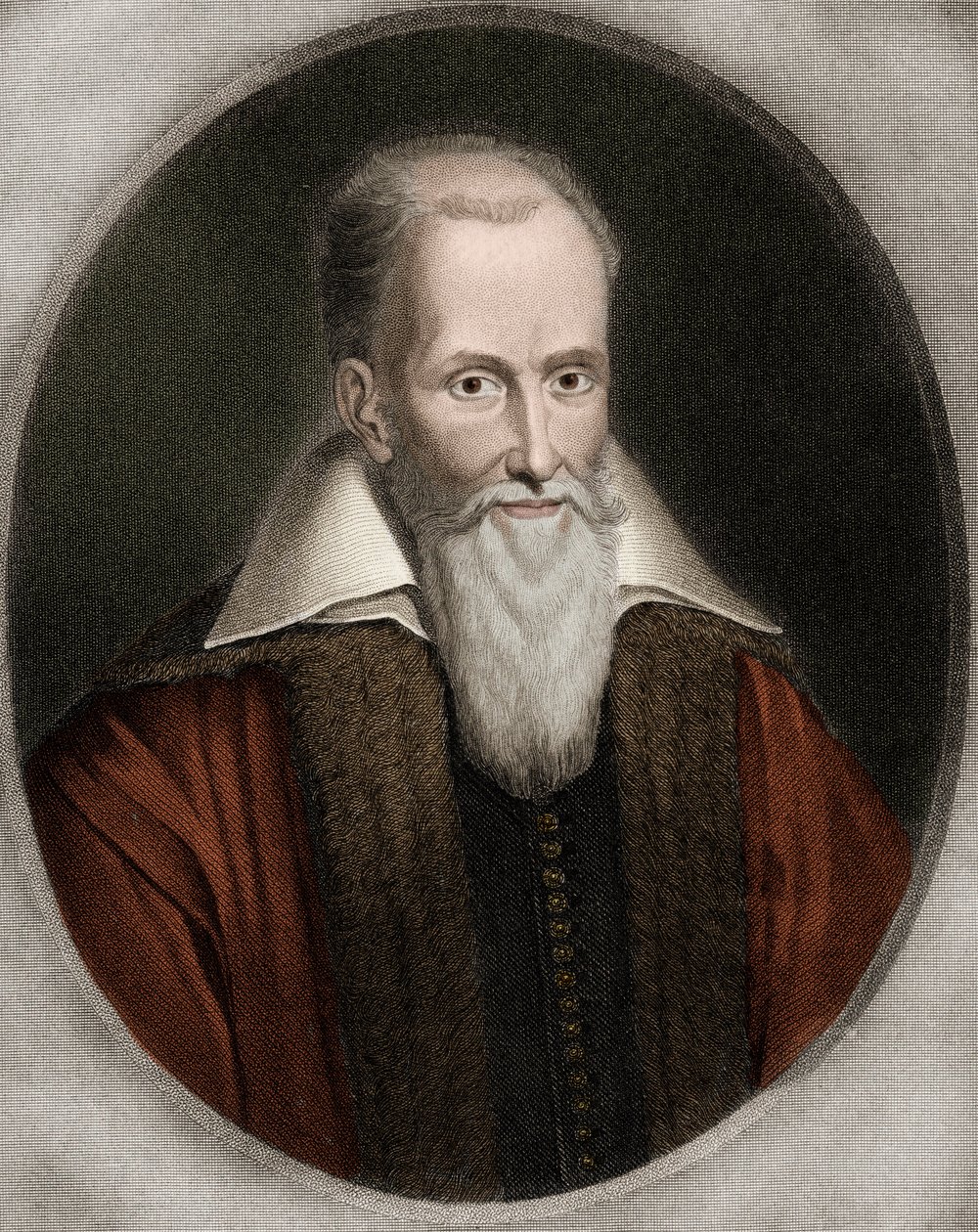 Joseph Juste Scaliger - Joseph Justus Scaliger 1540-1609 - gravering - 1800-tallet av Unknown artist