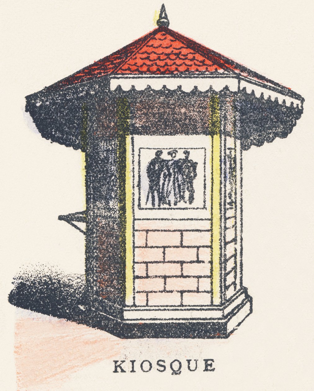 K: kiosk av Unknown artist