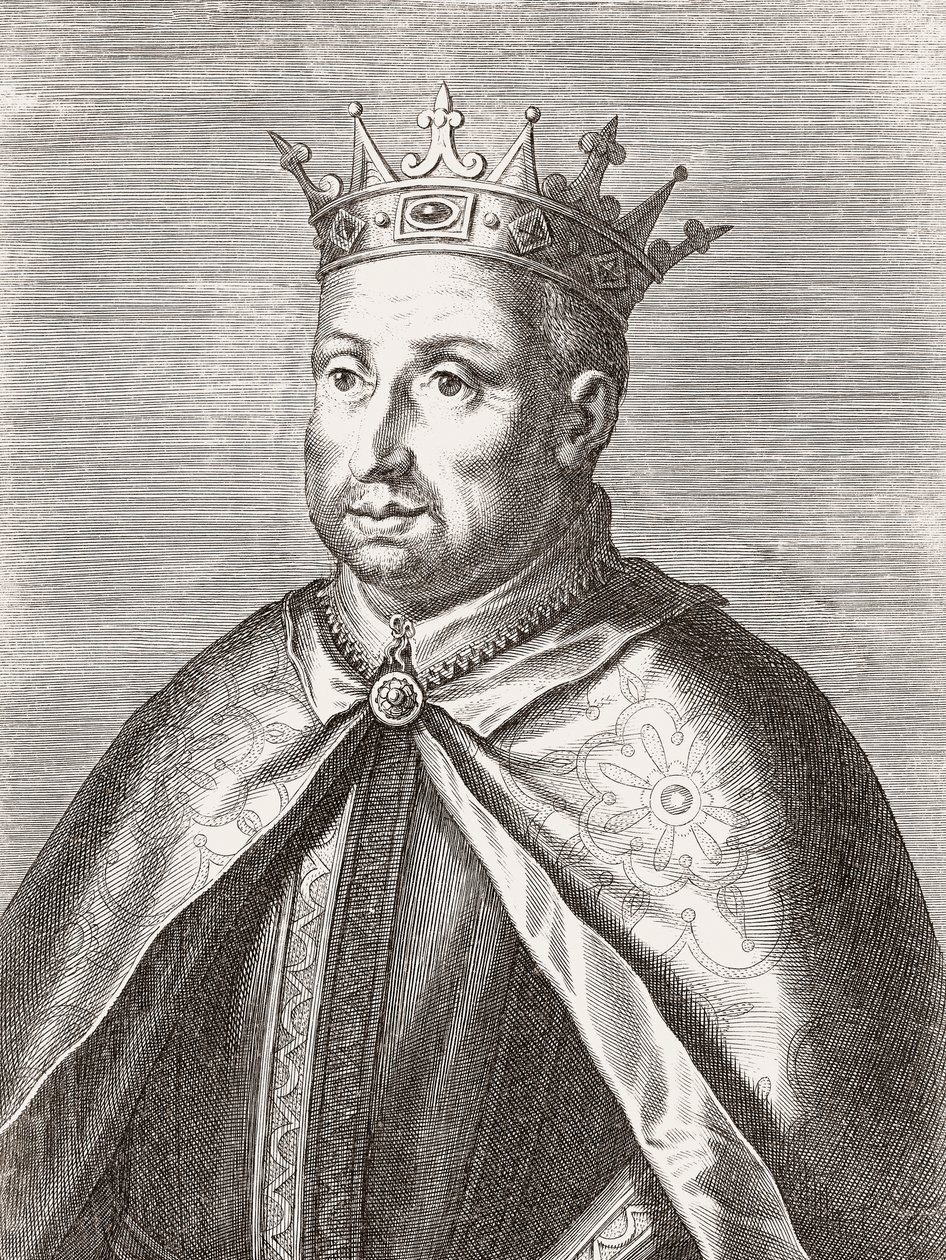 Kong Afonso II av Portugal. Portrett. av Unknown artist