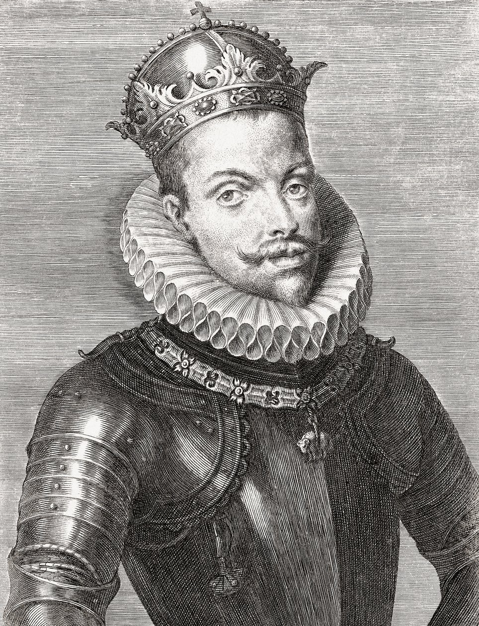 Kong Filip III av Spania og som Filip II, konge av Portugal. Portrett. av Unknown artist