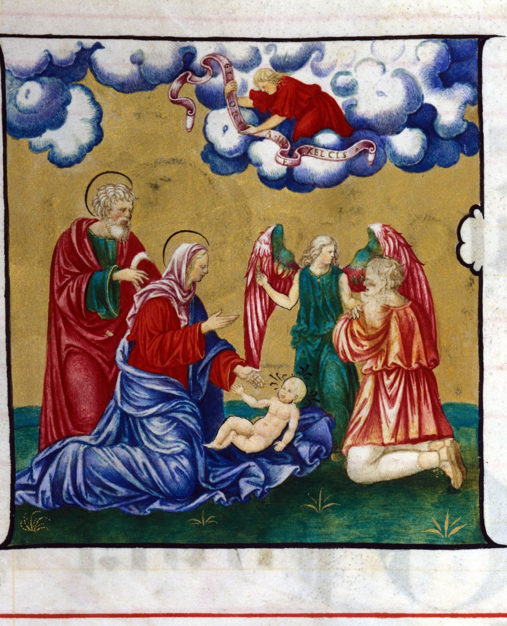La Nativity, representasjon fra et kor fra Chiesa dell