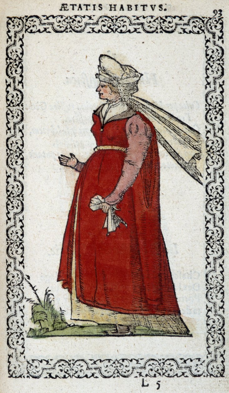 Lady of Hungary - i "" Habits et effigies"" av Jean Sulperius av Unknown artist