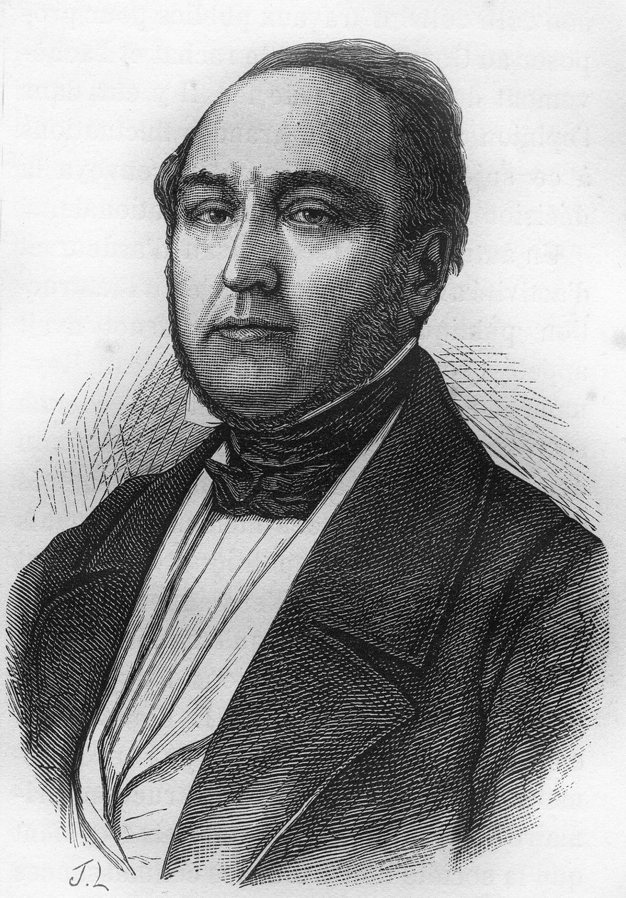 Lazare Hippolyte Carnot (1801–1888), fransk politiker. av Unknown artist