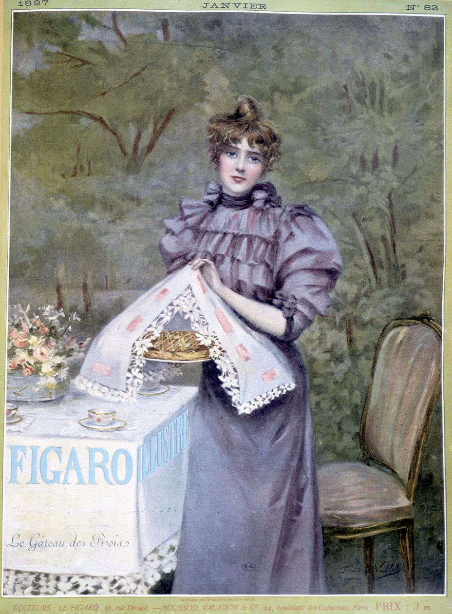Kongekaken av Frédéric Vallet - i ""Figaro Illustré"", januar 1897 av Unknown artist
