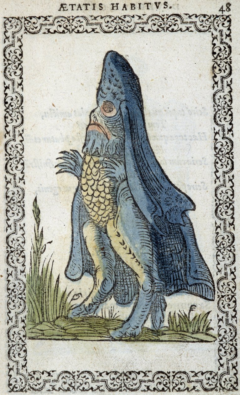 L'enesque de mer - i "Habits and Portraits" av Jean Sluperius av Unknown artist