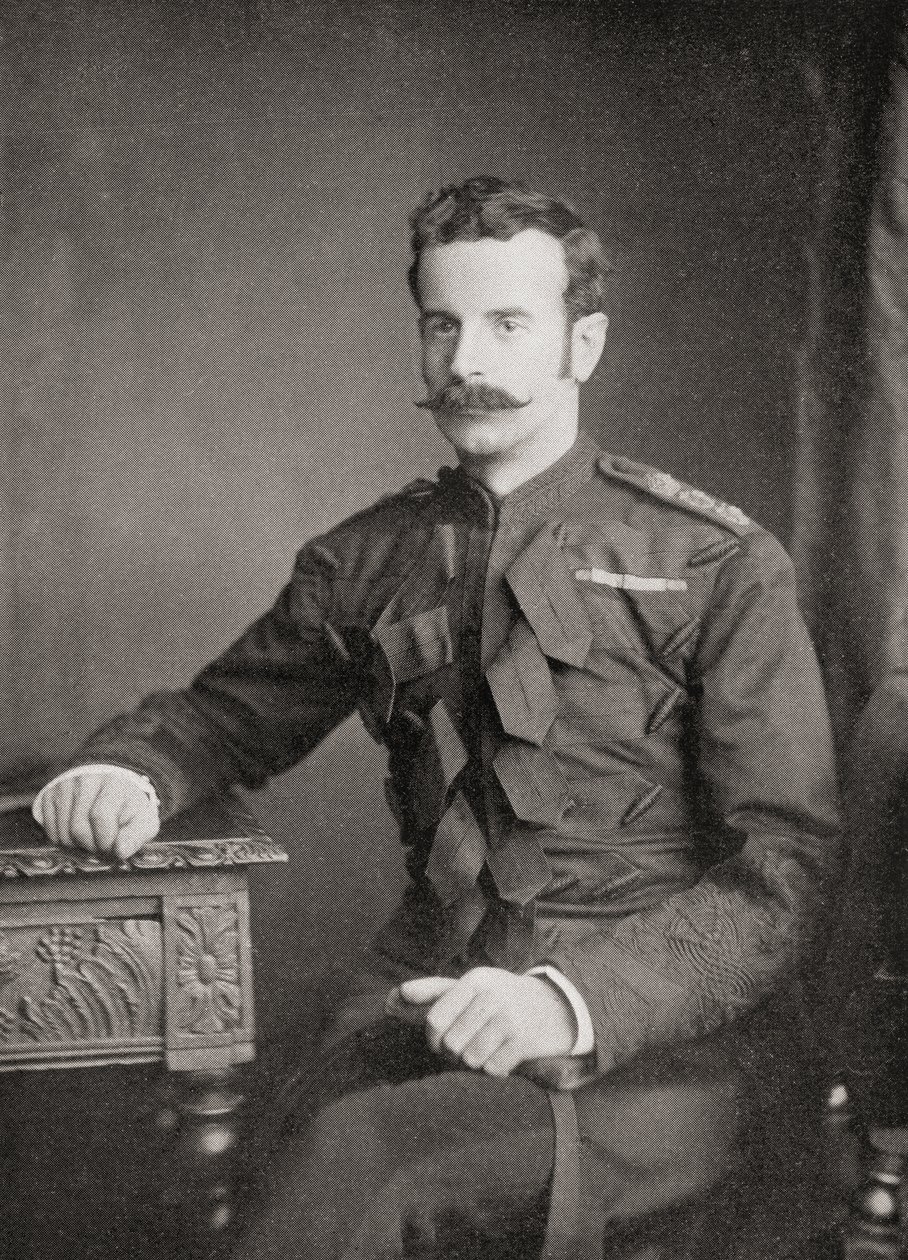 Generalløytnant Douglas Mackinnon Baillie Hamilton Cochrane, 12. jarl av Dundonald, fra boken South Africa and the Transvaal War av Louis Creswicke, pub. 1900 av Unknown