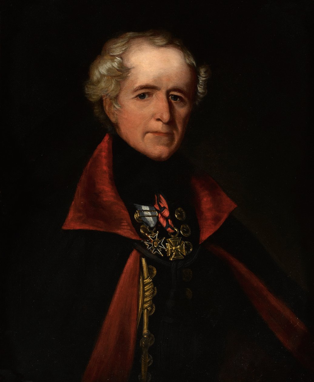 Generalløytnant Sir Samuel Venables Hinde KCB, 1832 ca av Unknown