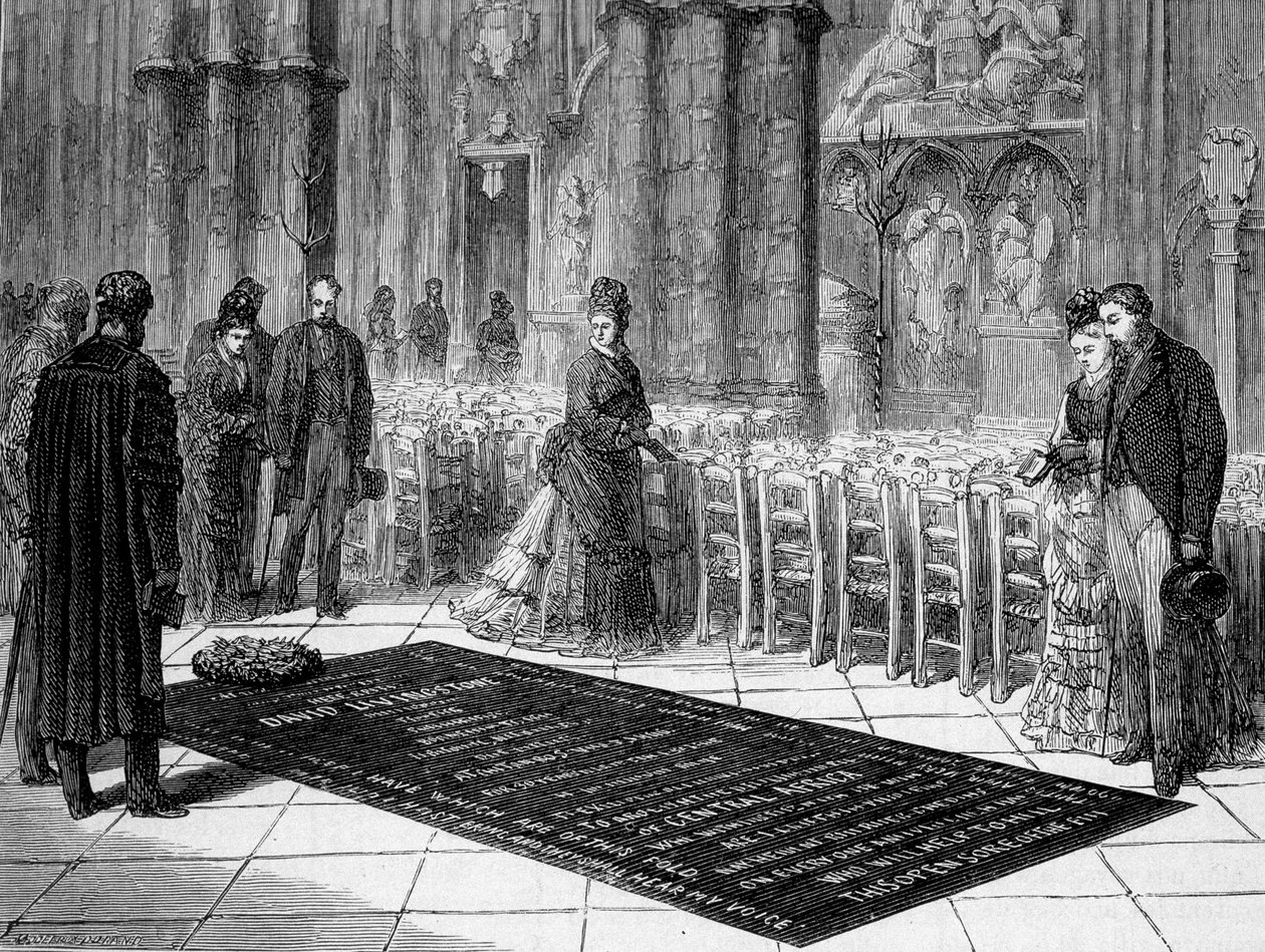 Livingstone Tomb i Westminster Abbey - "" Livingstone