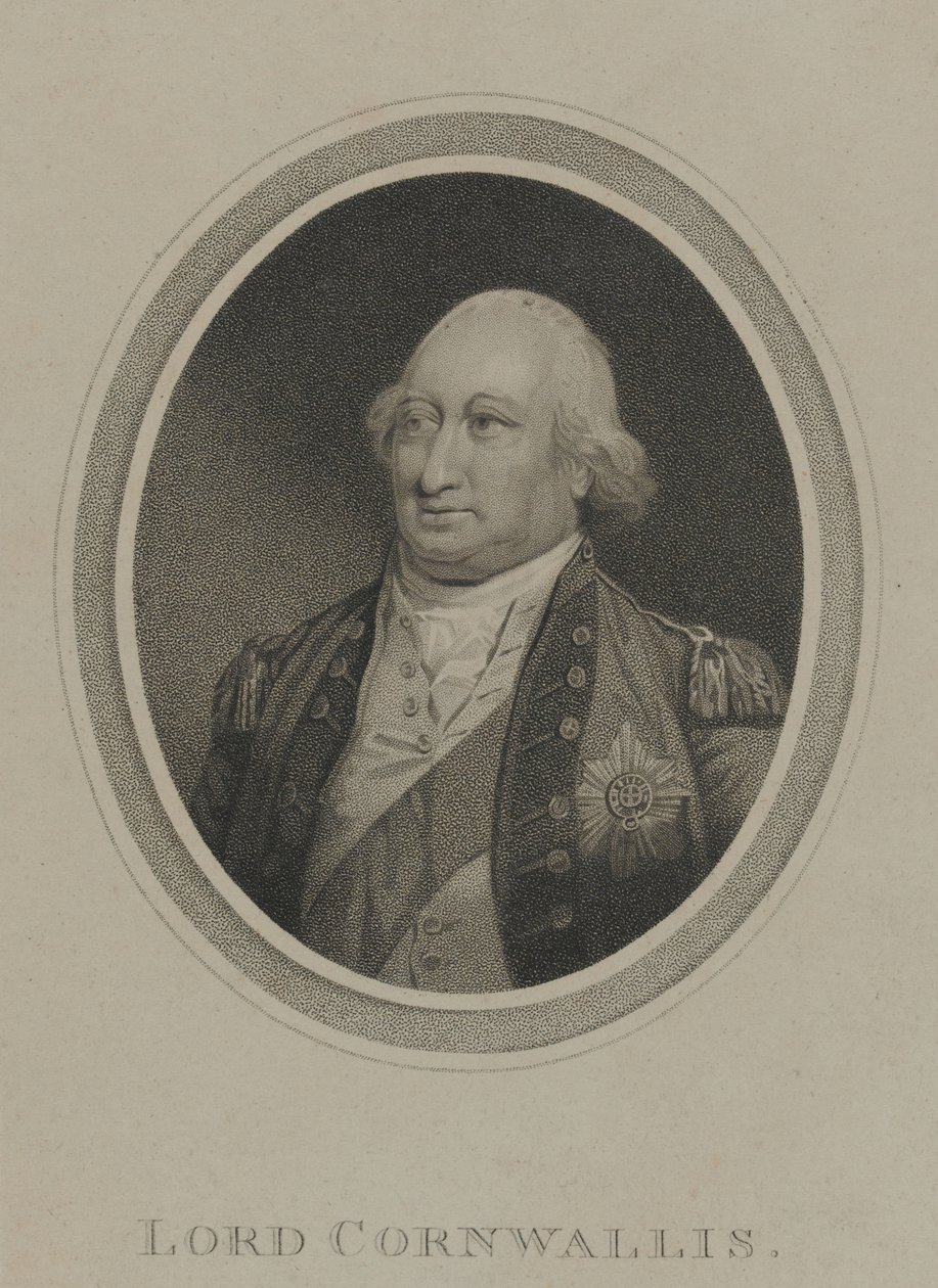 Lord Cornwallis av Unknown artist