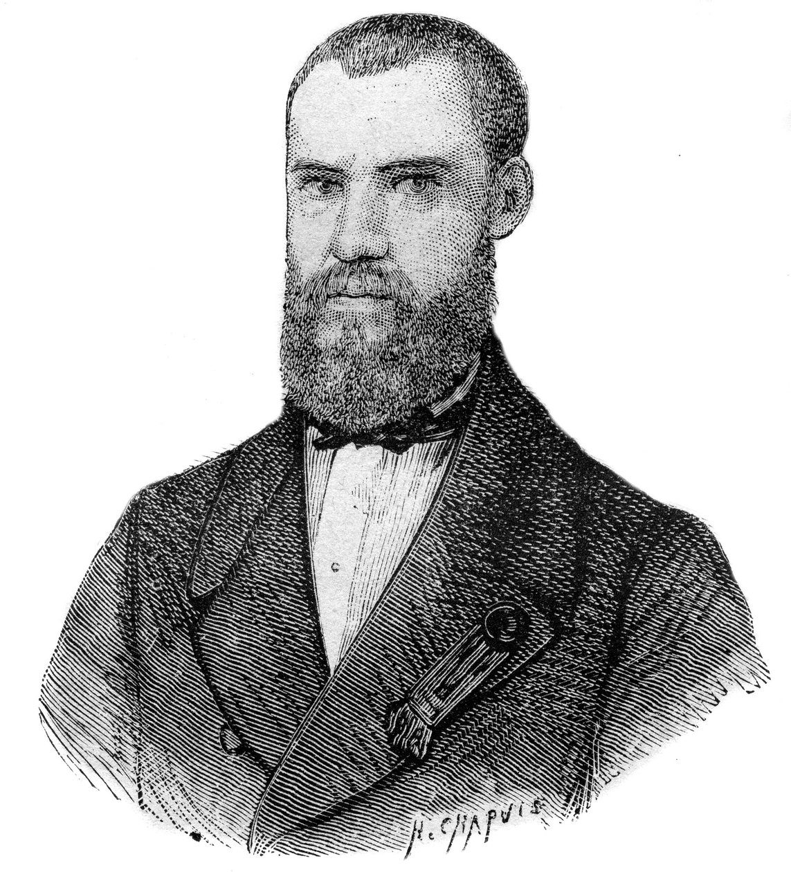 Louis-Francois-Rene-Paul de Fleet, kjent som Paul de Fleet (1817 -1860) oppdagelsesreisende, oppfinner, revolusjonær og fransk deputert - av Unknown artist