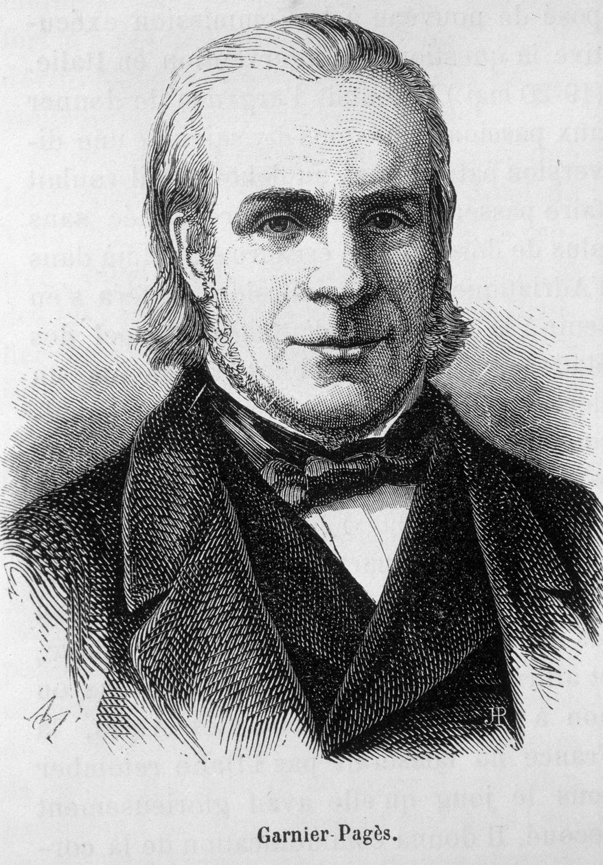 Louis Antoine Garnier Pagès (Garnier-Pages) (1803–1878), fransk politiker. - gravering av Unknown artist