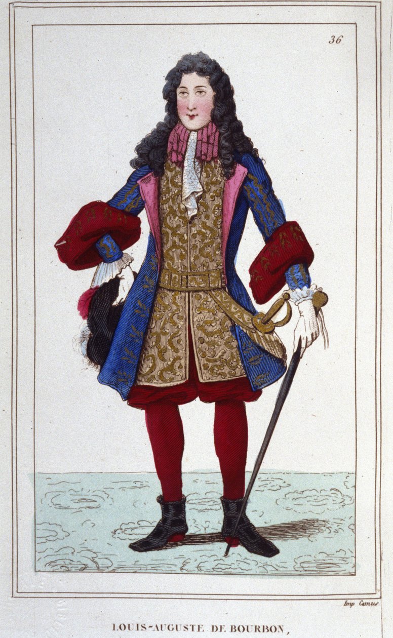 Louis Auguste de Bourbon, hertug av Maine (1670-1736). fransk prins. av Unknown artist