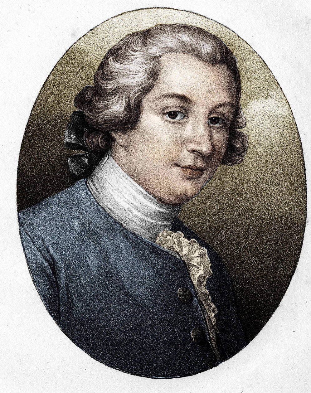 Louis Gresset (1709-1777), French writer. av Unknown artist