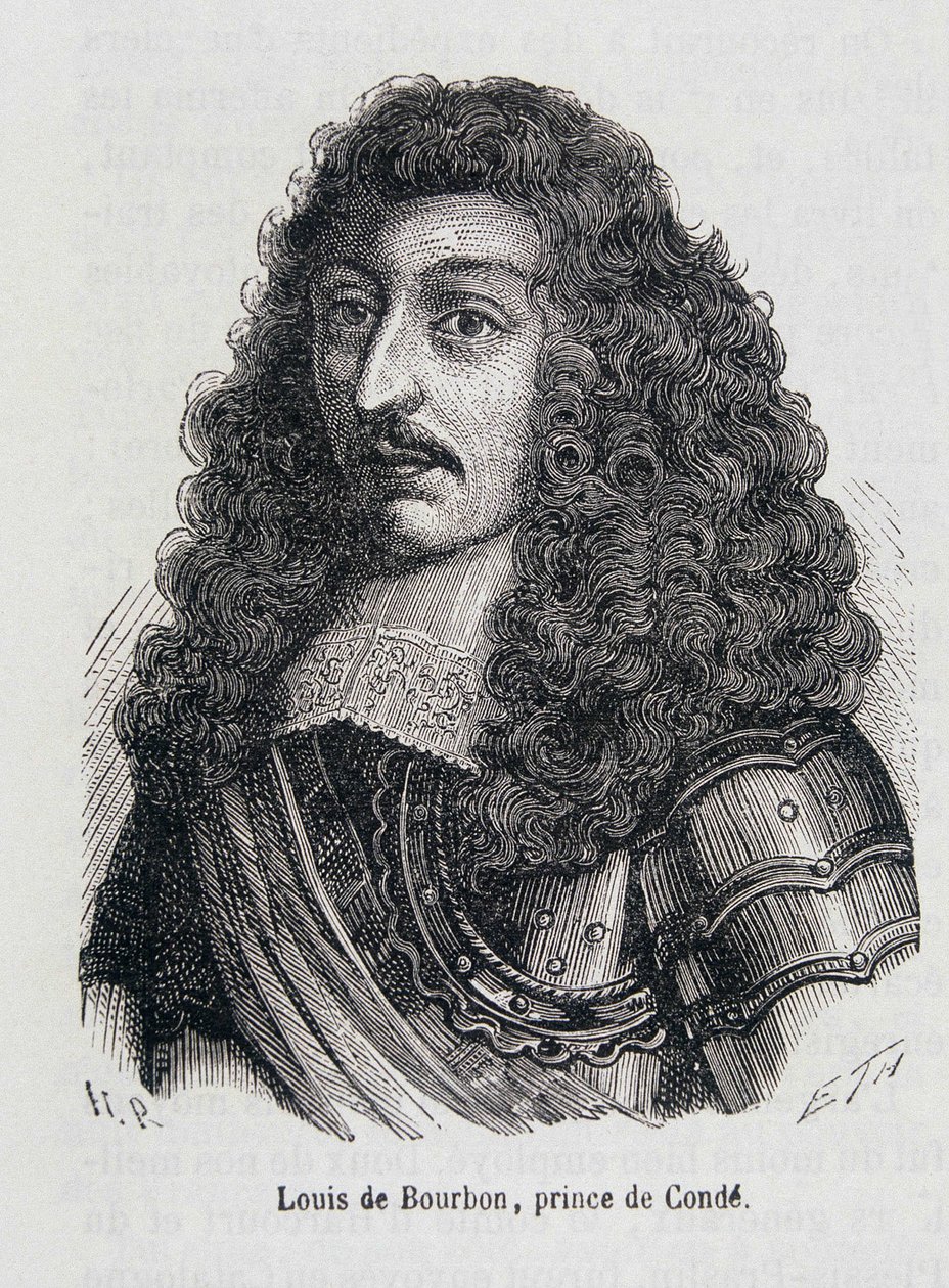 Louis II av Bourbon, Prince of Conde (Bourbon-Conde), kjent som Le Grand Conde (1621-1686). av Unknown artist